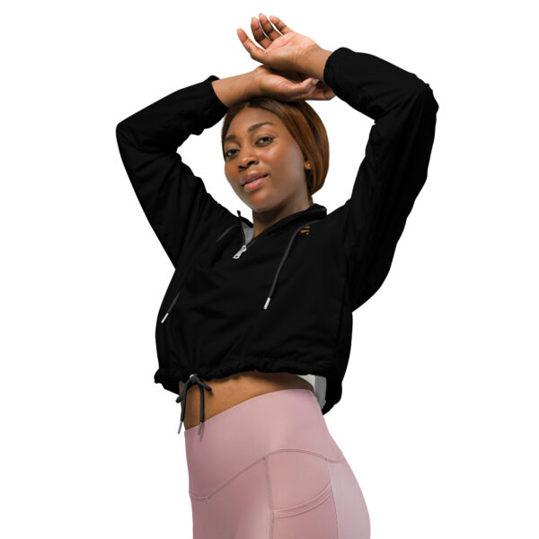 Gold Tip Cropped Windbreaker - Image 8