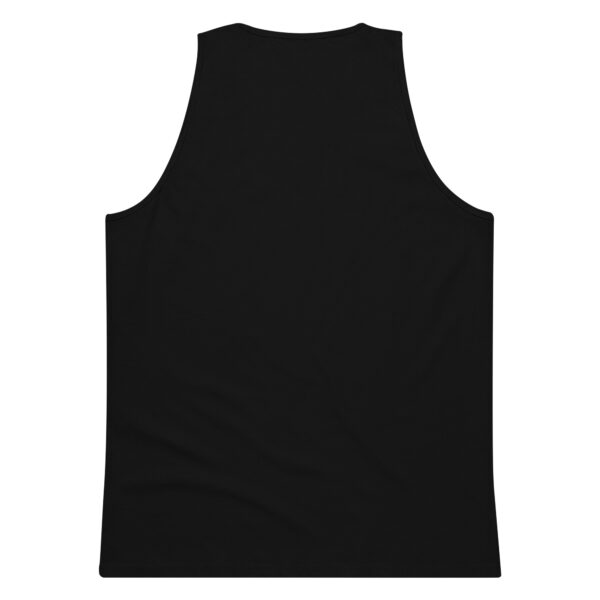 All About That Pressure Only White Mens Tank Top - Image 5