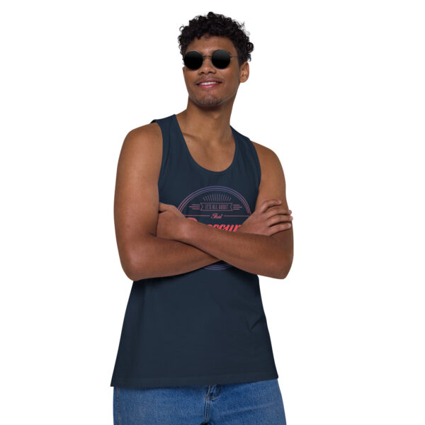 All About That Pressure Only Gradient Mens Tank Top - Image 2