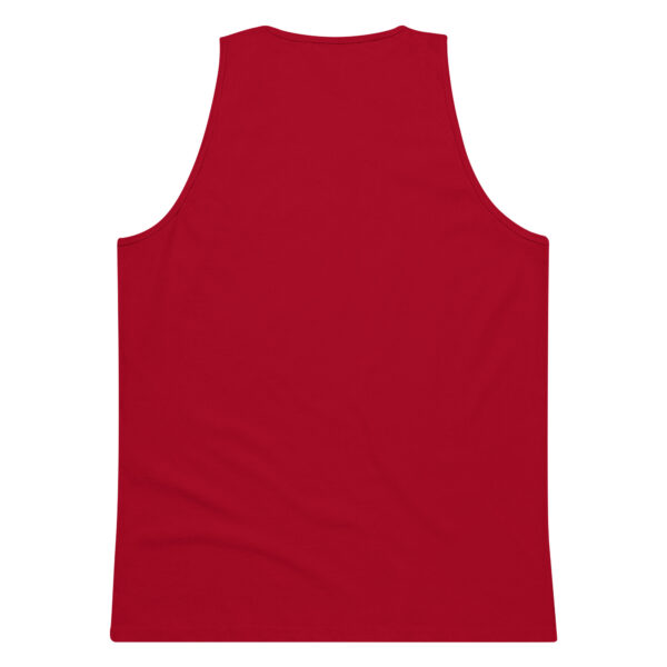 All About That Pressure Only White Mens Tank Top - Image 9