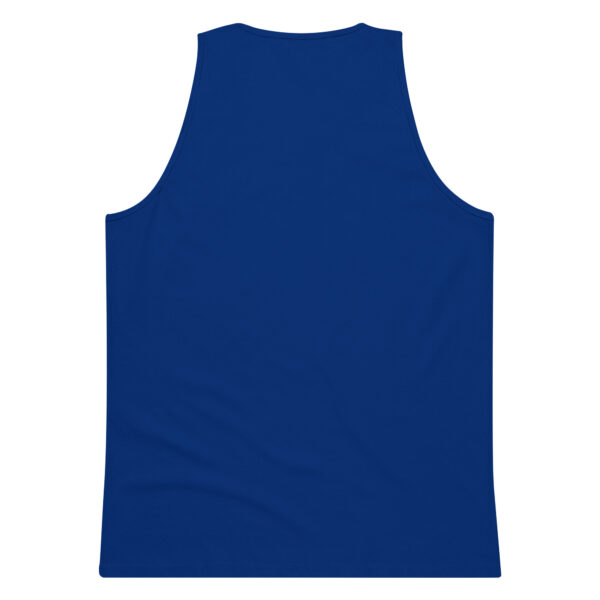 All About That Pressure Only White Mens Tank Top - Image 7