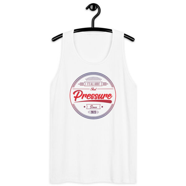 All About That Pressure Only Gradient Mens Tank Top - Image 4