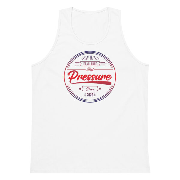 All About That Pressure Only Gradient Mens Tank Top - Image 9