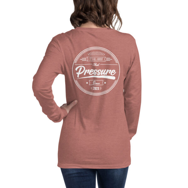 All About That Pressure White Long Sleeve - Image 3
