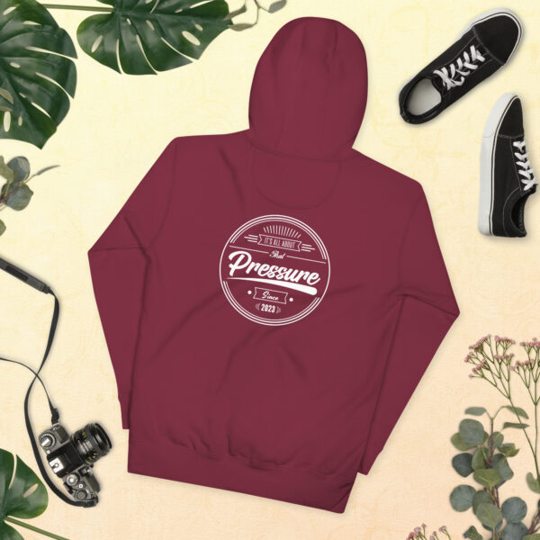 All About That Pressure White Hoodie