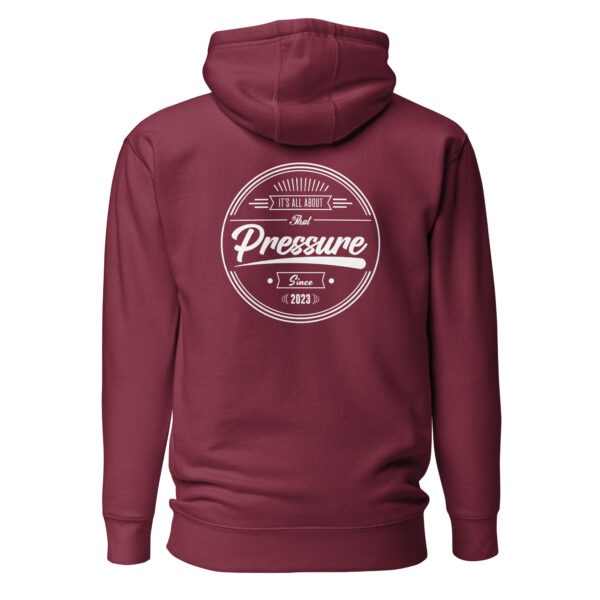 All About That Pressure White Hoodie - Image 3