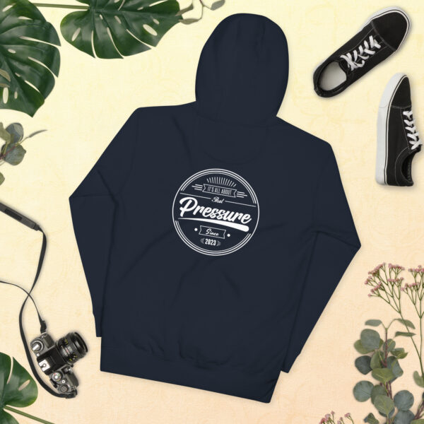 All About That Pressure White Hoodie - Image 14
