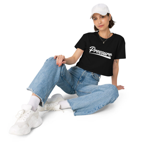 Pressure Crop Top White