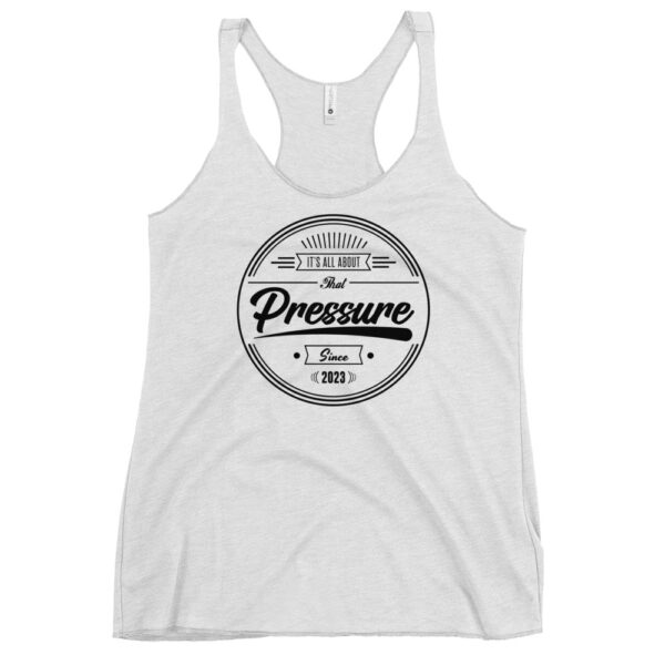 All About That Pressure Only Black Women’s Racerback Tank Top - Image 12