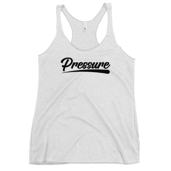 Pressure Womens Racerback Tank Top Black - Image 4