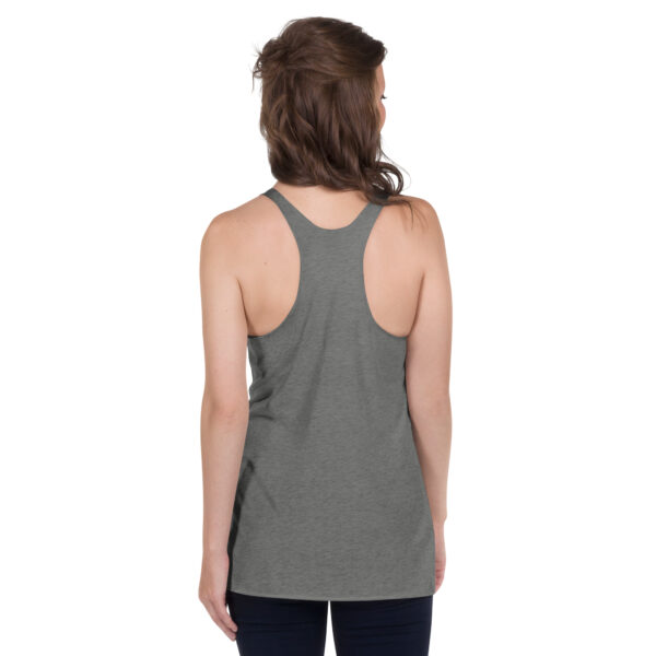 All About That Pressure Only White Women’s Racerback Tank Top - Image 3