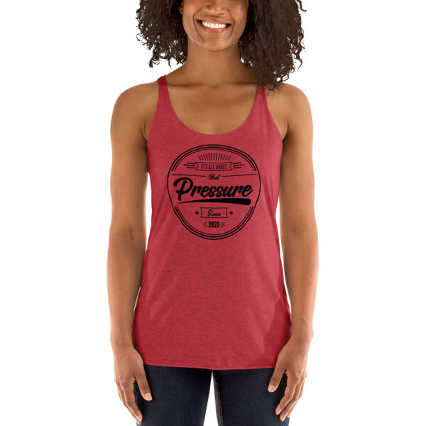 All About That Pressure Only Black Women’s Racerback Tank Top - Image 5