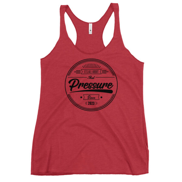 All About That Pressure Only Black Women’s Racerback Tank Top - Image 6