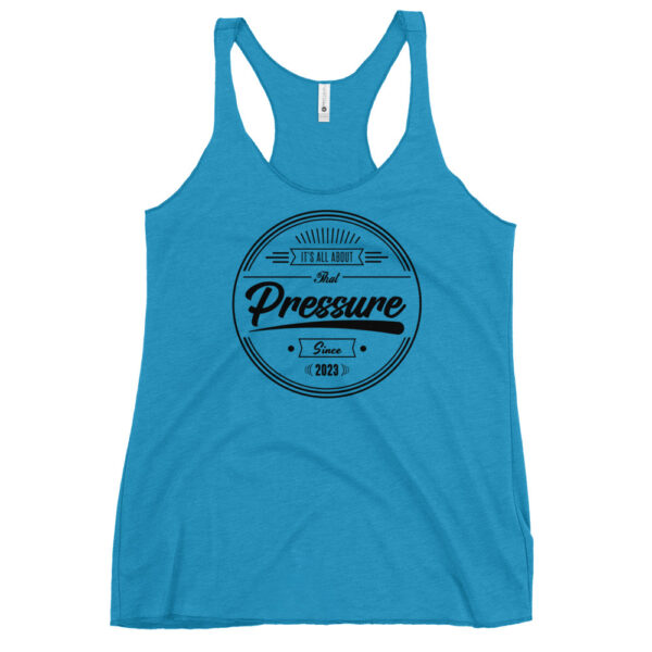 All About That Pressure Only Black Women’s Racerback Tank Top - Image 10