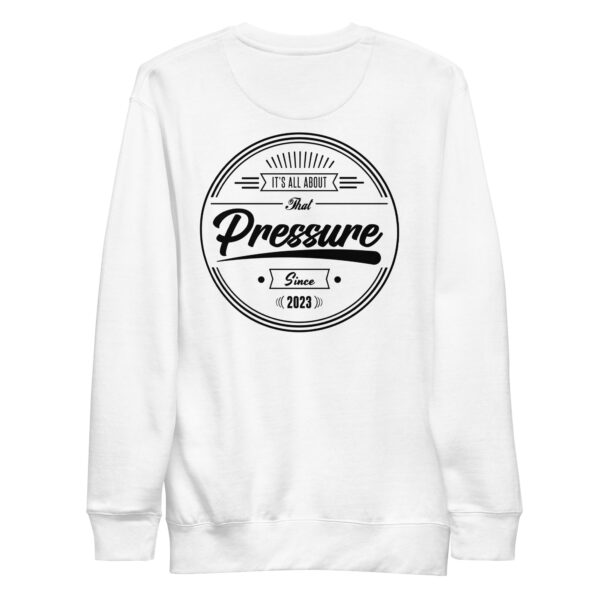All About That Pressure Black Crewneck - Image 5