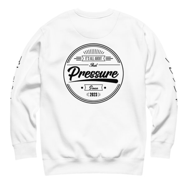 All About That Pressure Black Crewneck (プレッシャー Edition) - Image 4