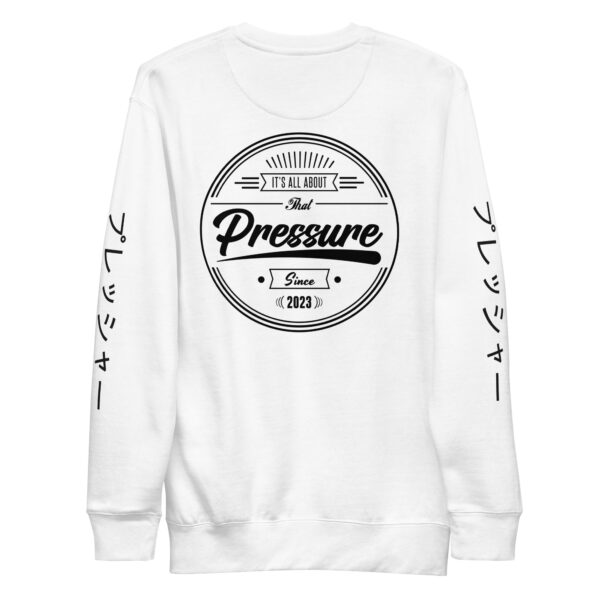 All About That Pressure Black Crewneck (プレッシャー Edition) - Image 10